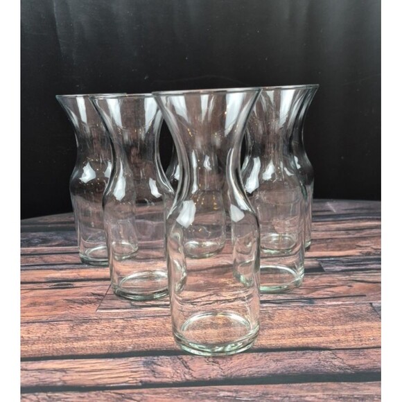 Mini Glass Wine Carafes 6pk – 7oz Single-Serve Personal Decanters VTG Happy Hour - Picture 2 of 8